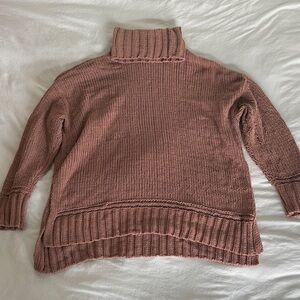 Aerie Mauve Turtleneck Sweater